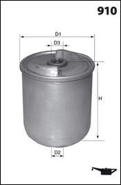 Фільтр оливи (аналогWL7441/OZ6D) - (1372808, 6C1Q6N602BA) MECAFILTER EHC8400