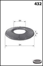 Воздушный фильтр - (b36613Z409A, B36613Z40, B366132409A) MECAFILTER EL3773