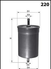 Топливный фильтр - MECAFILTER ELE6010