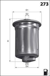 Топливный фильтр - MECAFILTER ELE6035