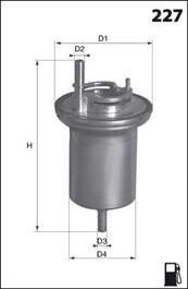 Топливный фильтр - MECAFILTER ELE6063