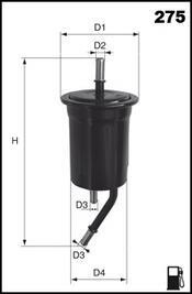 Паливний фільтр - MECAFILTER ELE6068