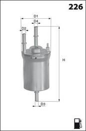 Топливный фильтр - MECAFILTER ELE6106