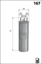 Топливный фильтр - MECAFILTER ELE6125