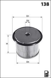 Паливний фільтр - MECAFILTER ELG5218