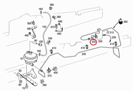 Кронштейн Mercedes - MERCEDES-BENZ 0004280673