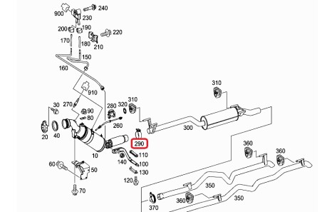 Фото 3 - Крепления выхлопной системы MERCEDES-BENZ 0004901341
