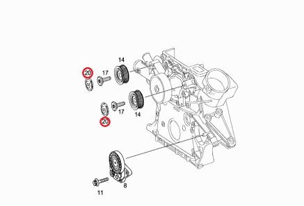 Накладка Mercedes - (0019885735, 11287800562) MERCEDES-BENZ 0019885735