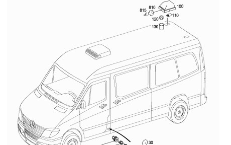 Елемент освітлення - (2E0945061, 2E0945061C) MERCEDES-BENZ 0038202956