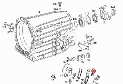 Фото 3 - Елемент трансмиссии MERCEDES-BENZ 2109920010