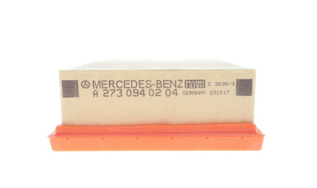 Фото 3 - Повітряний фільтр MERCEDES-BENZ 2730940404