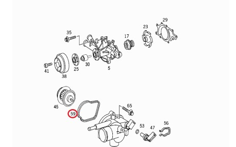 Ущільнювач Mercedes - (7701050903) MERCEDES-BENZ 6112030380 (фото 1)