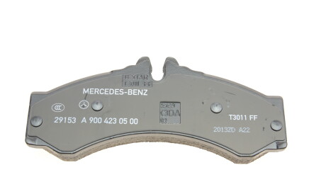 Фото 2 - Гальмівні колодки MERCEDES-BENZ 9004200400