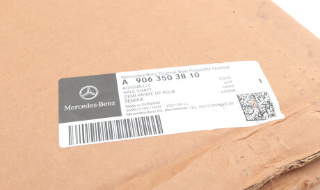 Фото 2 - Підшипник маточини MERCEDES-BENZ 9063503810