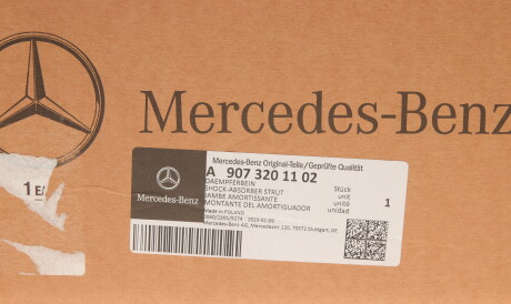 Фото 2 - Стойка амортизатору (амортизатор) MERCEDES-BENZ 9073201102