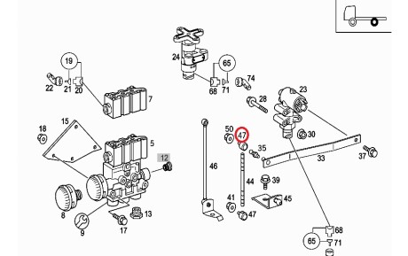 Кінцевик тяги Mercedes - ((9453280163)) MERCEDES-BENZ 9453280163