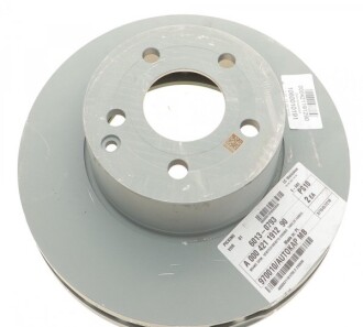 Гальмівний диск 000421191290 - MERCEDES-BENZ A000421191290