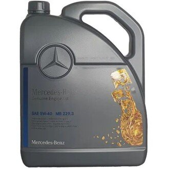 Моторна олива MB 229.3 5W-40, 5 л (A000989910213/A000989910213AHFE/A000989850613AAEE) - MERCEDES-BENZ A000989200713