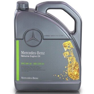 Моторна олива MB 229.51 5W-30, 5 л (A000989940213/A000989940213ALEE/) - MERCEDES-BENZ A000989690613