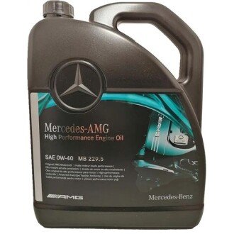 Моторное масло AMG MB 229.5 0W-40, 5 л (A000989930213/A000989930213ACCE/A000989880813ACCE) - MERCEDES-BENZ A000989880813 (фото 1)