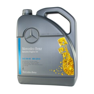 Моторна олива MB 229.5 5W-40, 5 л (A000989860613AAEE/A000989860613AAEW/A000989210713) - MERCEDES-BENZ A000989920213aife (фото 1)