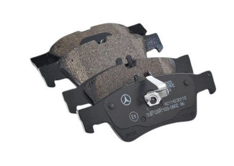 Комплект гальмівних накладок, дискове гальмо - MERCEDES-BENZ A007420102041