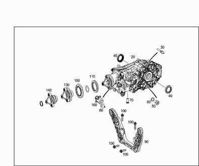 Фото 2 - Сальник трансмісії MERCEDES-BENZ A2469970046