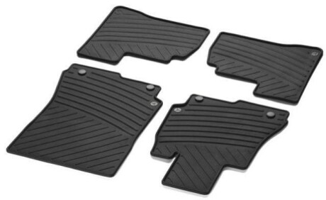 Коврики салону (гумові) S-Class (W221) Long 2006-2013 комплект 4 шт - MERCEDES-BENZ B67812042