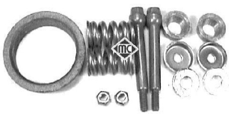 Комплект кріплення вихлопного колектора C8/Xantia/406 2.0/2.2HDI 96- - Metalcaucho 02950