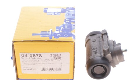 Фото 2 - Робочий гальмівний циліндр Metelli 04-0578 (040578)