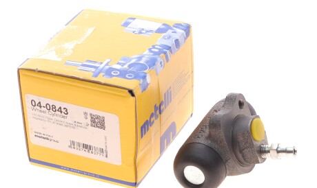 Фото 2 - Робочий гальмівний циліндр Metelli 04-0843 (040843)