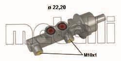 Главный тормозной цилиндр - (093177770, 093181438, 93177770) Metelli 05-0538