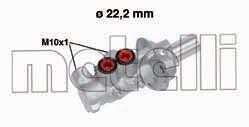 Главный тормозной цилиндр - Metelli 05-0740