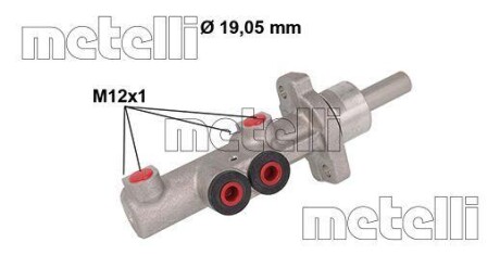 Головний гальмівний циліндр - Metelli 05-0882