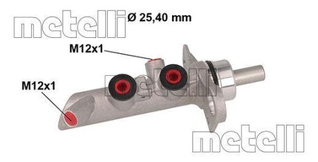 Головний гальмівний циліндр - Metelli 05-0891