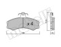 Комплект тормозных колодок, дисковый тормоз - (500029493, 500028835) Metelli 22-0031-1 (фото 1)