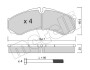 Комплект гальмівних колодок (дискових) - (1906401, 2995633, 2995693) Metelli 22-0212-0 (фото 2)