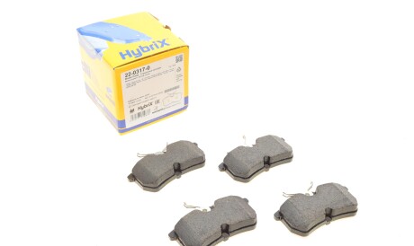 Фото 2 - Гальмівні колодки Metelli 22-0317-0 (2203170)