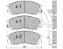 Колодки гальмівні (передні) Hyundai Terracan 01-06 - (58101H1A00, 58101H1A01, 58101H1A10) Metelli 22-0506-0 (фото 1)