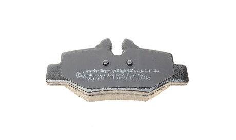 Фото 3 - Гальмівні колодки Metelli 22-0576-0 (2205760)