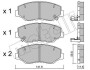 Комплект тормозных колодок, дисковый тормоз - (06450S9AA00, 06450S9AA01, 06450S9AE50) Metelli 22-0606-0 (фото 1)