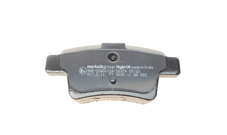 Фото 3 - Гальмівні колодки Metelli 22-0801-0 (2208010)