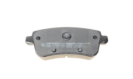 Фото 3 - Гальмівні колодки Metelli 22-0968-0 (2209680)