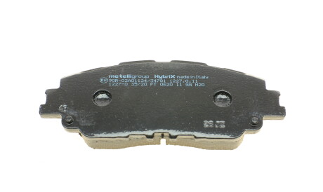 Фото 3 - Гальмівні колодки Metelli 22-1227-0 (2212270)