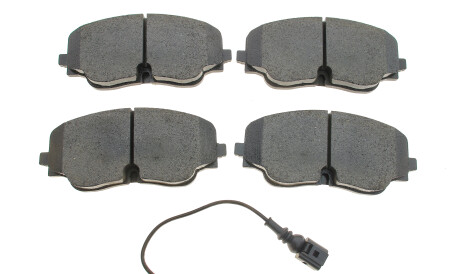 Колодки гальмівні (передні) Audi A3 20-/VW Golf VIII 19-/Tiguan/Arteon 20- (+датчик) - ((5WA698151M, 5WA698151R, 5WA698151B)) Metelli 22-1316-0