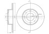 Тормозной диск - (4139010, 4208311, 4385812) Metelli 23-0014 (фото 1)