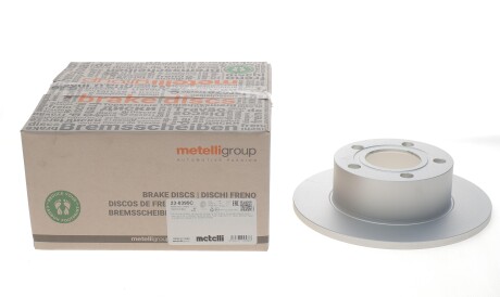 Фото 2 - Гальмівний диск Metelli 23-0395C (230395C)