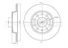 Тормозной диск - (8E0615601D, 8E0615601Q) Metelli 23-0749C (фото 1)