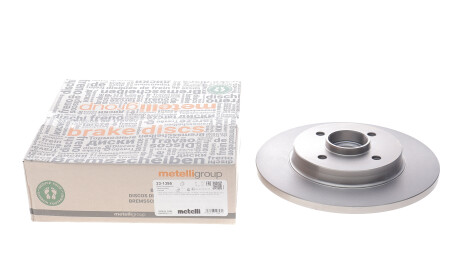 Фото 2 - Тормозной диск Metelli 231395