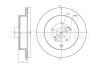 Тормозной диск - (5561177K01, 5561177K00) Metelli 23-1639C (фото 1)